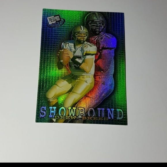2001 Presspass Drew Brees NFL Foil Insert Trading Card #SB 1/12 - Picture 3 of 3